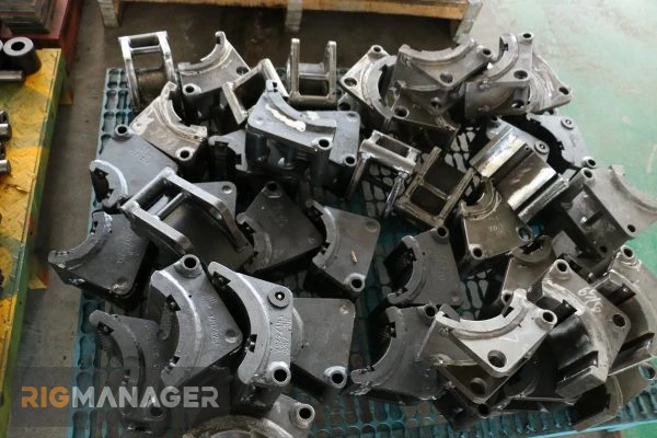 Casing power tong 5.5 jaw set Dies and Inserts Weatherford 51/2 XQ140/12 Tubing power tong