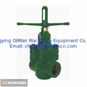 API 6A DM Mud Gate Valve 4inch 7500PSI SCH XXH Butt Weld Ends Casting Body Mud Valve