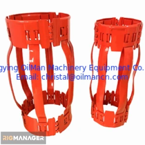 20" Oilfield Cementing Tools , API 10D Drill Pipe Centralizer Hinged Type