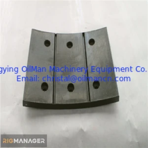 Drawwork Parts Disc Brake Pad Brake Shoe And Brake Block For Drilling Rig