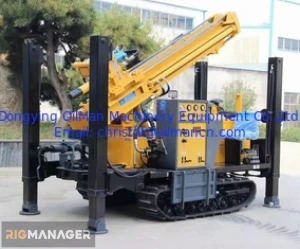 Borehole Pneumatic Portable Water Well Drilling Rig 3.8 - 12 ton