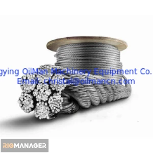 6x19+FC 11mm 1770MPa Steel Wire Rope Galvanized and Ungalvanized