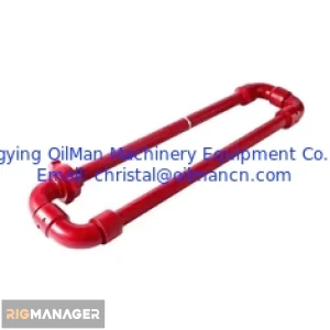 API Oil Gas Drilling High Pressure Steel Circulating Chiksan Hose Loop