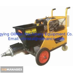 Mortar Cement Plaster Spray Machine 380v with 80L Hopper Volume