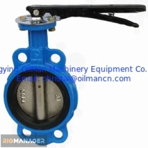 6 Inch Stainless Steel 304 Body Disc Seat EPDM Wafer Type Butterfly Valves Pneumatic Actuator Butterfly Valve