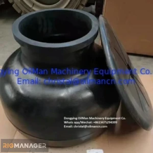 API Mud Pump Spare Parts Rubber Pulsation Dampener Bladder High Pressure