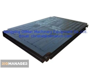 Oilfield Rubber Rig Mats wood composite foundation 3000 - 12000mm Length