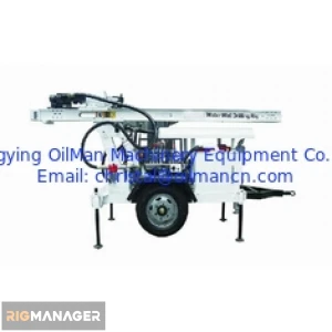 950Kg Drilling Rig Accessories , Trailer Mounted Water Well Drilling Rig