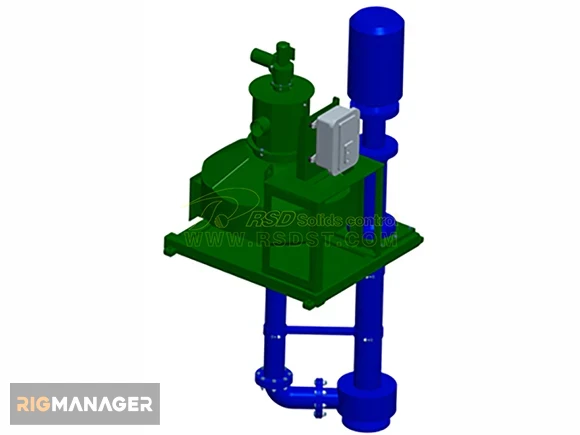 Centrifugal degasser