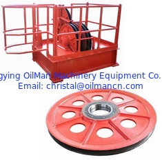 API 8C Drilling Rig Accessories , Crown Block Sheave Block Pulley