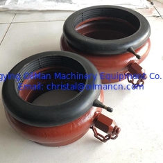 API Wellhead Assembly , Pipelines Pneumatic Tyre Air Grip Union