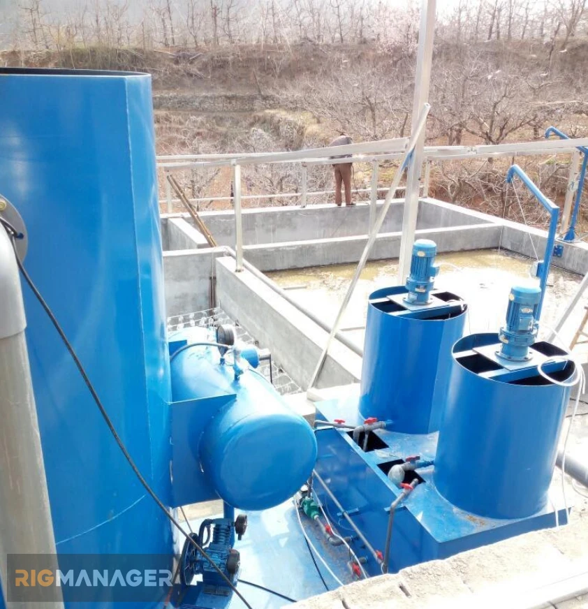 Sewage treatment system for engineering mine construction