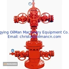 API 6A Wellhead Equipment Christmas Tree / Oil Producing Tree / X-Mass Tree For Oil Drilling